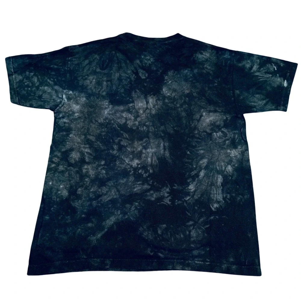 The Mountain Wolf T-Shirt‎ Tie Dye Wolf Graphic Print Nature Outdoors L